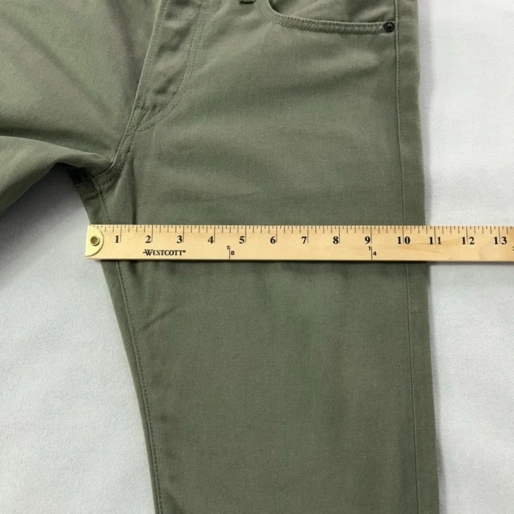 John Elliott‎ Pants Men 30 Green (measure 33x34) Button Fly 100% Cotton USA